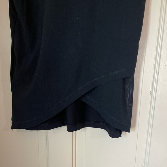 Nike Pro Intertwist Muscle Tank Top Women Sm Black Gray Tulip Back Train Gym - Picture 8 of 11